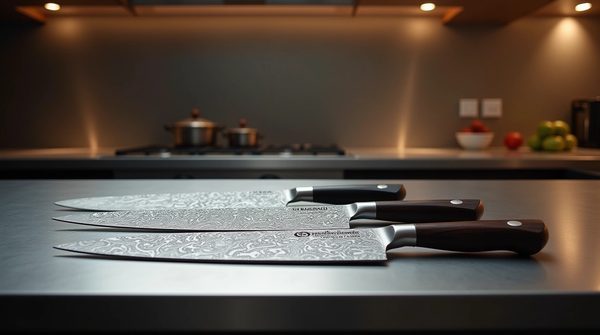 Sélection de couteaux santoku damas : art de la cuisine japonaise